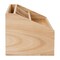 Martha Stewart Weston Wooden Desktop Organizer Caddy W/Open Lower Storage Compartment, Paulownia Wood, Light Natural LY-E20615-NAT-MS - alternate 8